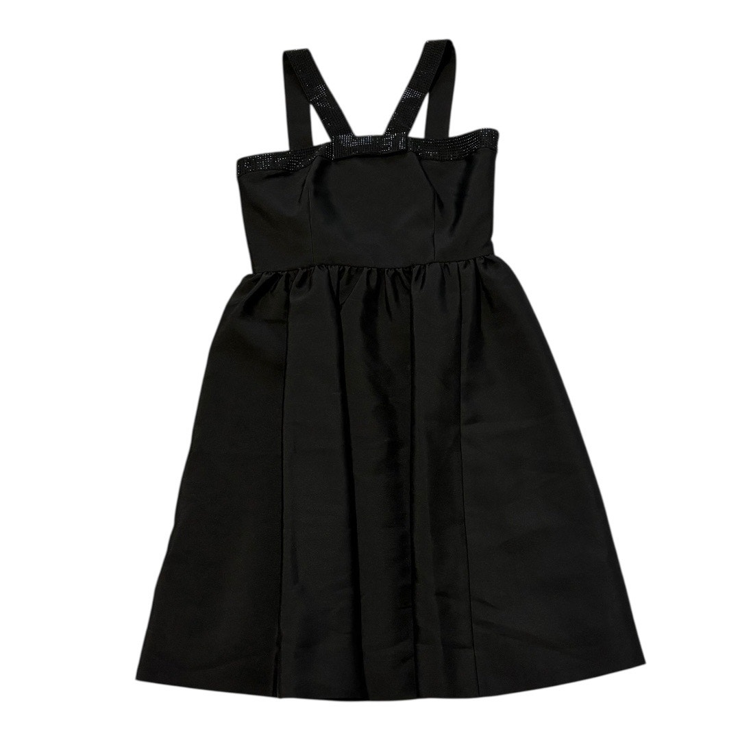 Nwt Kate Spade A-Line Dress Sz 4 Black Halter Sparkly Party Glam - W/ Pockets!